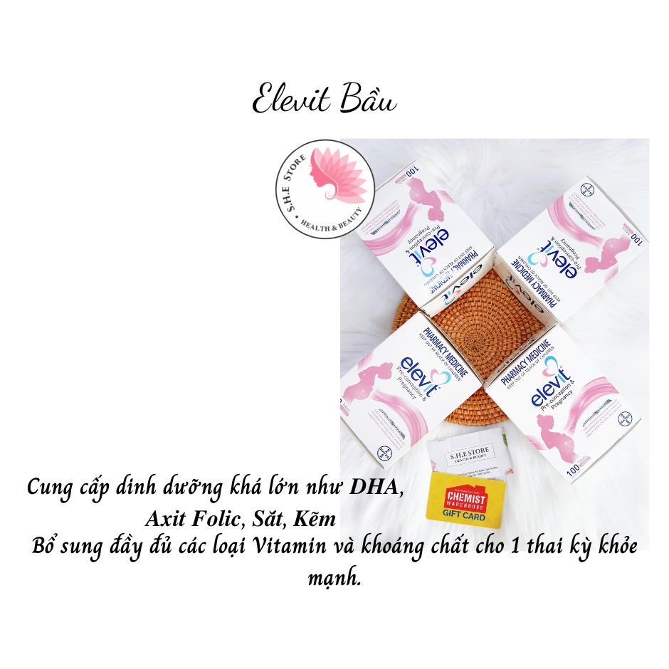Elevit Dành Cho Mẹ Bầu ( Mẫu Mới ) - 100 viên