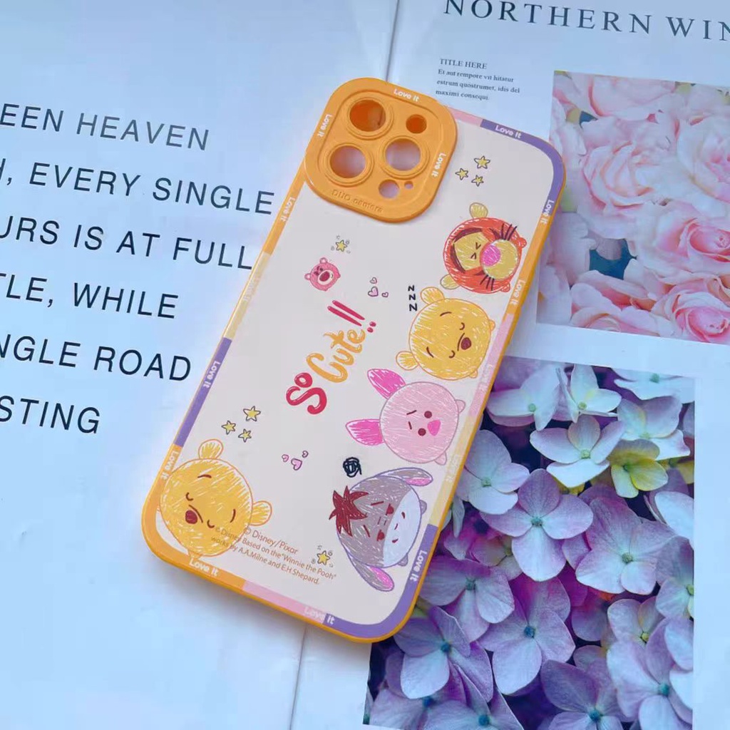 Ốp Điện Thoại TPU Họa Tiết Disney Cho iPhone 14 14pro 14Plus 14prm 13 13pro 13prm 11 7Plus 8Plus Xr XS 12 Pro Max