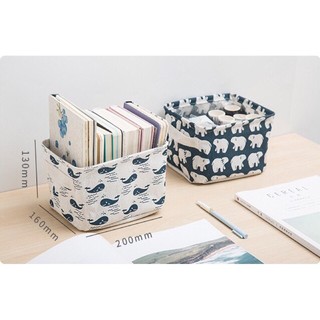 Giỏ vải size nhỏ đựng đồ đa năng