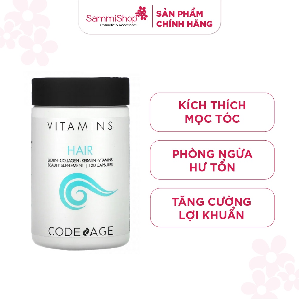 Codeage Thực phẩm bảo vệ sức khỏe Hair