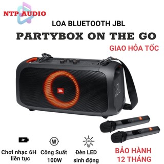 Loa bluetooth jbl partybox on the go - hàng chính hãng pgi bảo hành 12 tháng