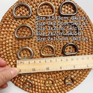 Khoen D Phụ Kiện Túi Đủ Size (2 cái)