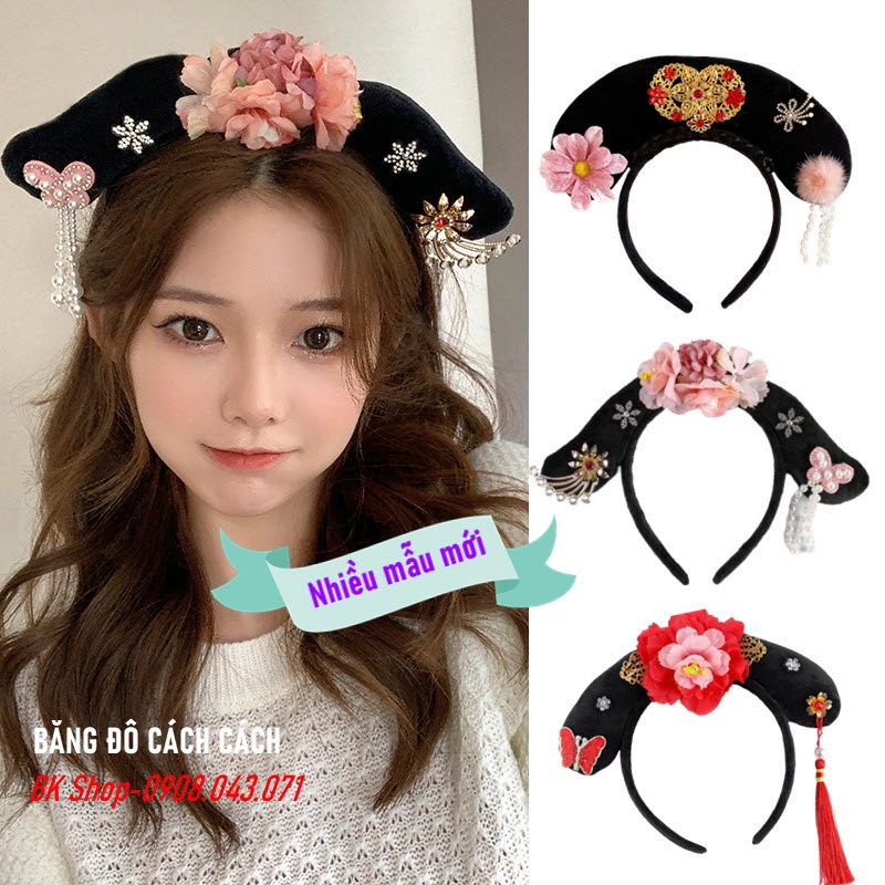 (sẵn) Băng đô, Cài tóc cách cách, cài tóc nương nương, cổ trang trung hoa #CT01