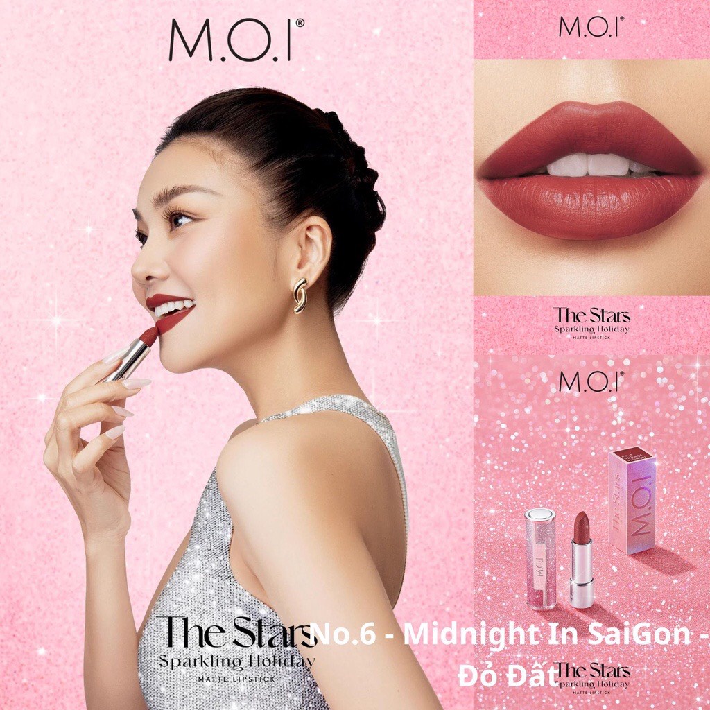 Son Môi Lì M.O.I Cosmetics THE STARS Bản Giới Hạn 4g - HỒ NGỌC HÀ
