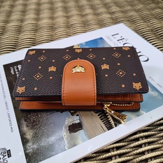 Foxer animal printed wallet CN Brown