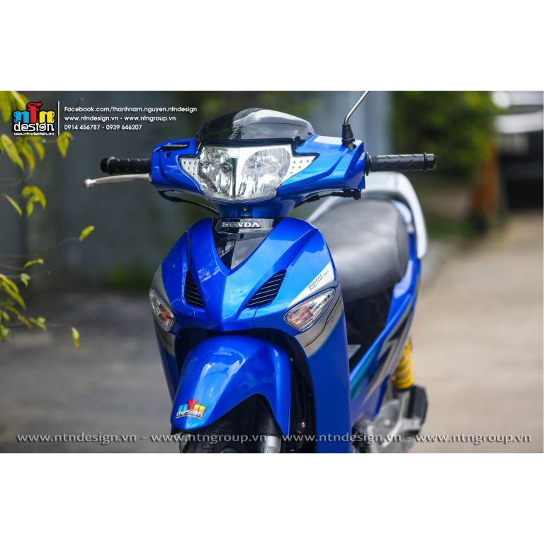 TEM RỜI mẫu zin Thái Wave 125i xanh - dán cho Future