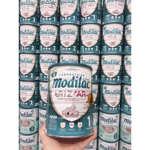 ✈️✈️ Sữa Modilac Expert Riz,Modilac Riz cho bé dị ứng đạm sữa bò Pháp 800gr đủ số 1,2,3 bay air ✈️✈️