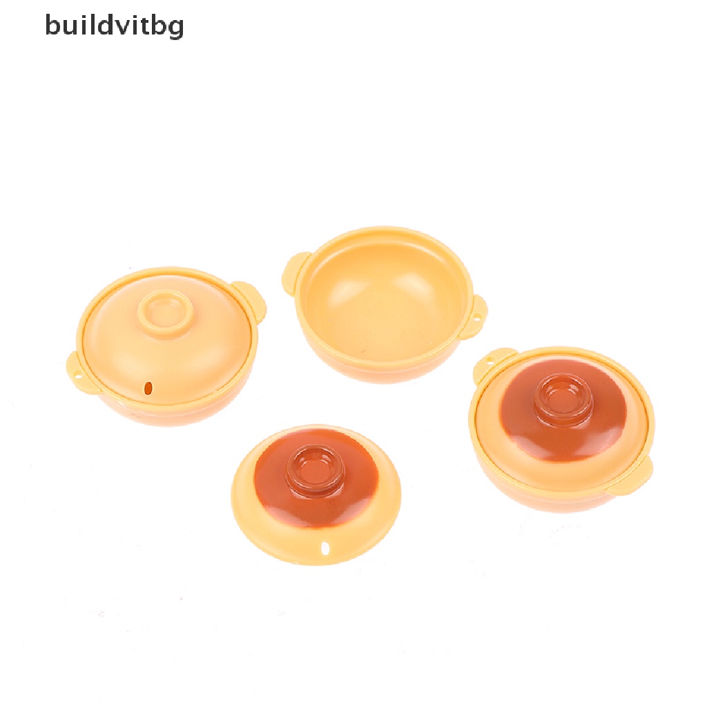 Bộ 2 Nồi Chảo Mini Dùng Cho Nhà Búp Bê Tỉ Lệ 1: 12