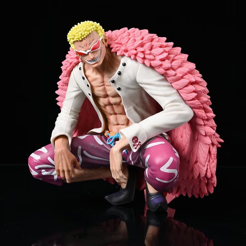 ✨Insgk Mô Hình Điêu Khắc Hai Đầu Qiwuhai Doflamingo Don Quixote Trong One Piece