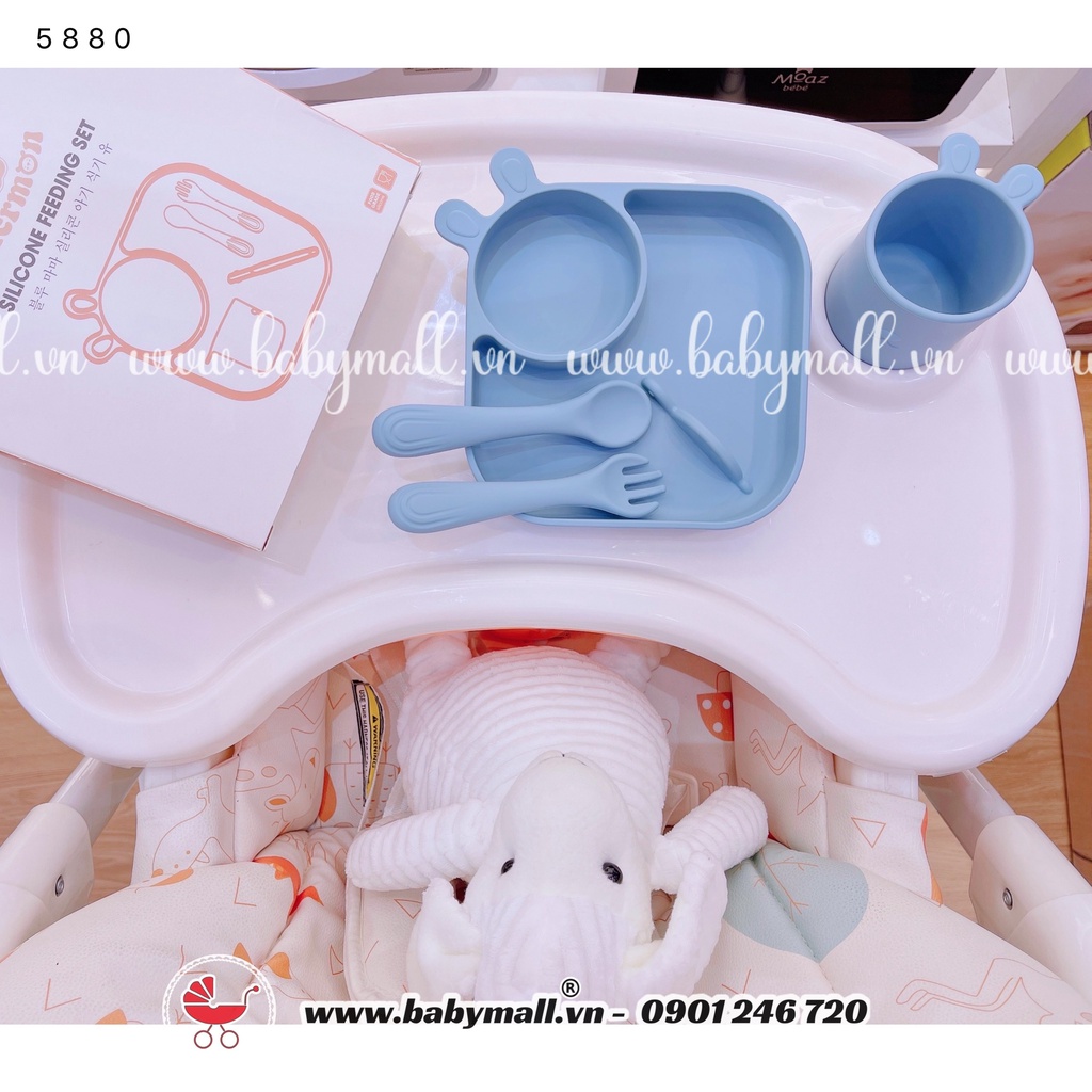 Set ăn dặm 4 món sillicon Hermon HM2810
