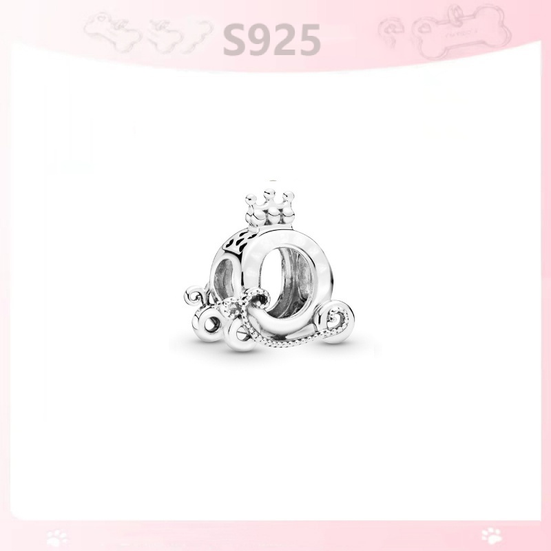 Mặt Dây Chuyền Mạ Bạc 925 Hình Vương Miện Đính Đá Thời Trang