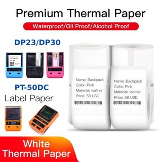 Giấy in nhiệt dán, tem nhãn dán cho máy DB23,DP30, B21 Niimbot