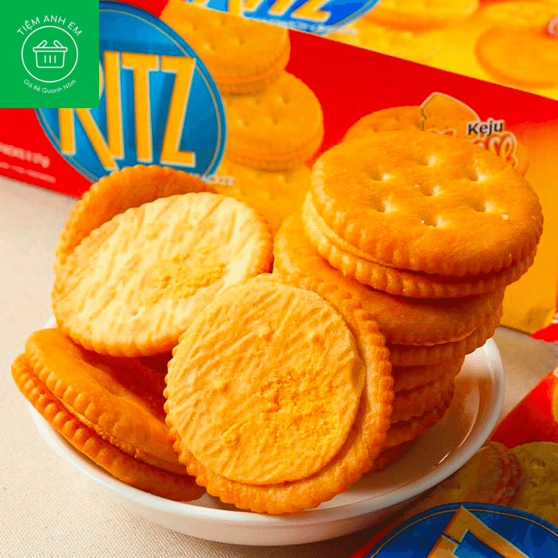Bánh quy kẹp kem phô mai Ritz hộp 160g
