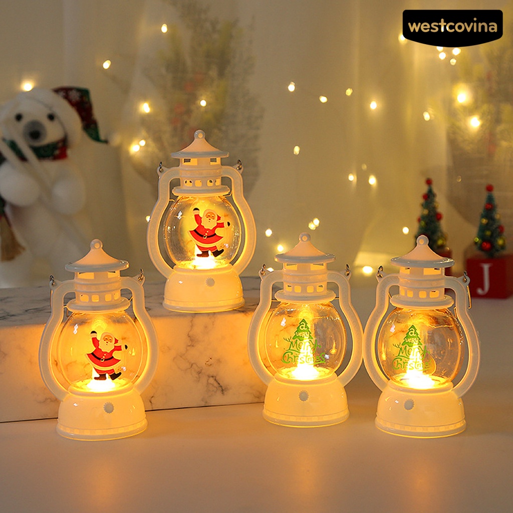 [Hot]☃Đèn LED Ấm Áp Không Chói Mắt Trang Trí Phong Cảnh Giáng Sinh