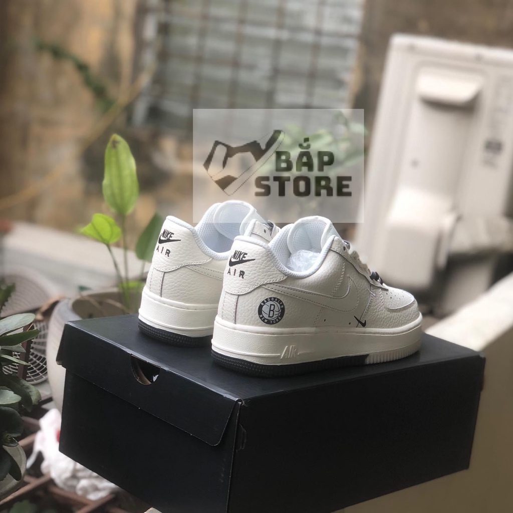 Giày Air Force 1 màu be sữa , Nike_AF1 âm dương hàng đẹp dành cho nam nữ dễ phối đồ siêu hot