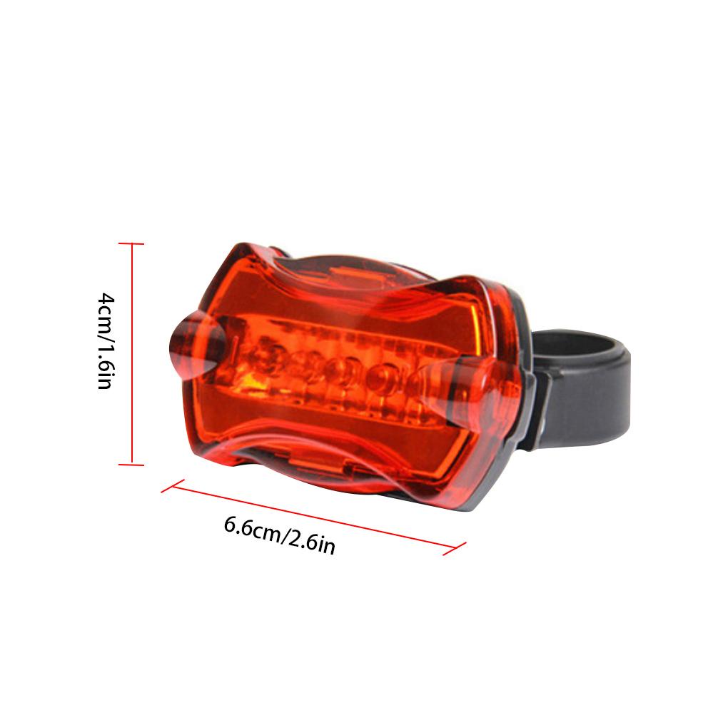 Đèn LED Cảnh Báo Gắn Đuôi Xe Đạp 7 Chế Độ Sáng Chống Va Chạm Tháo Rời Nhanh