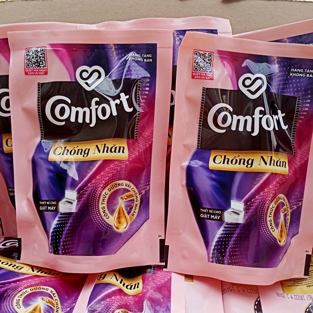 Combo 5 Túi Nước xả vải Comfort, xả quần áo thơm lâu chống nhăn túi 120ml