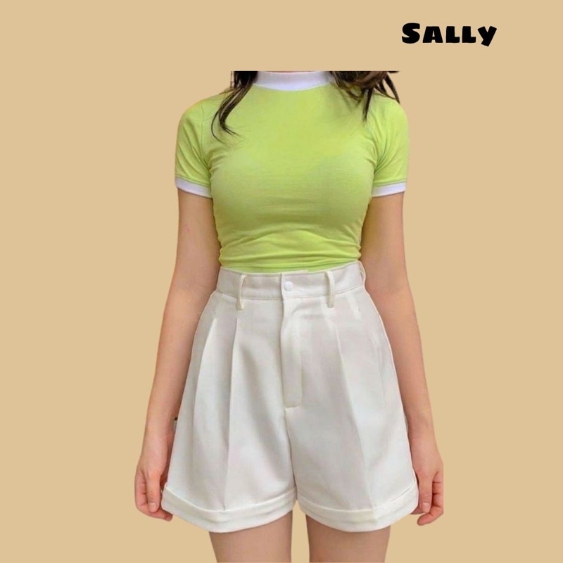 {38:S76}Quần Short Nữ Gập Gấu - SL05
