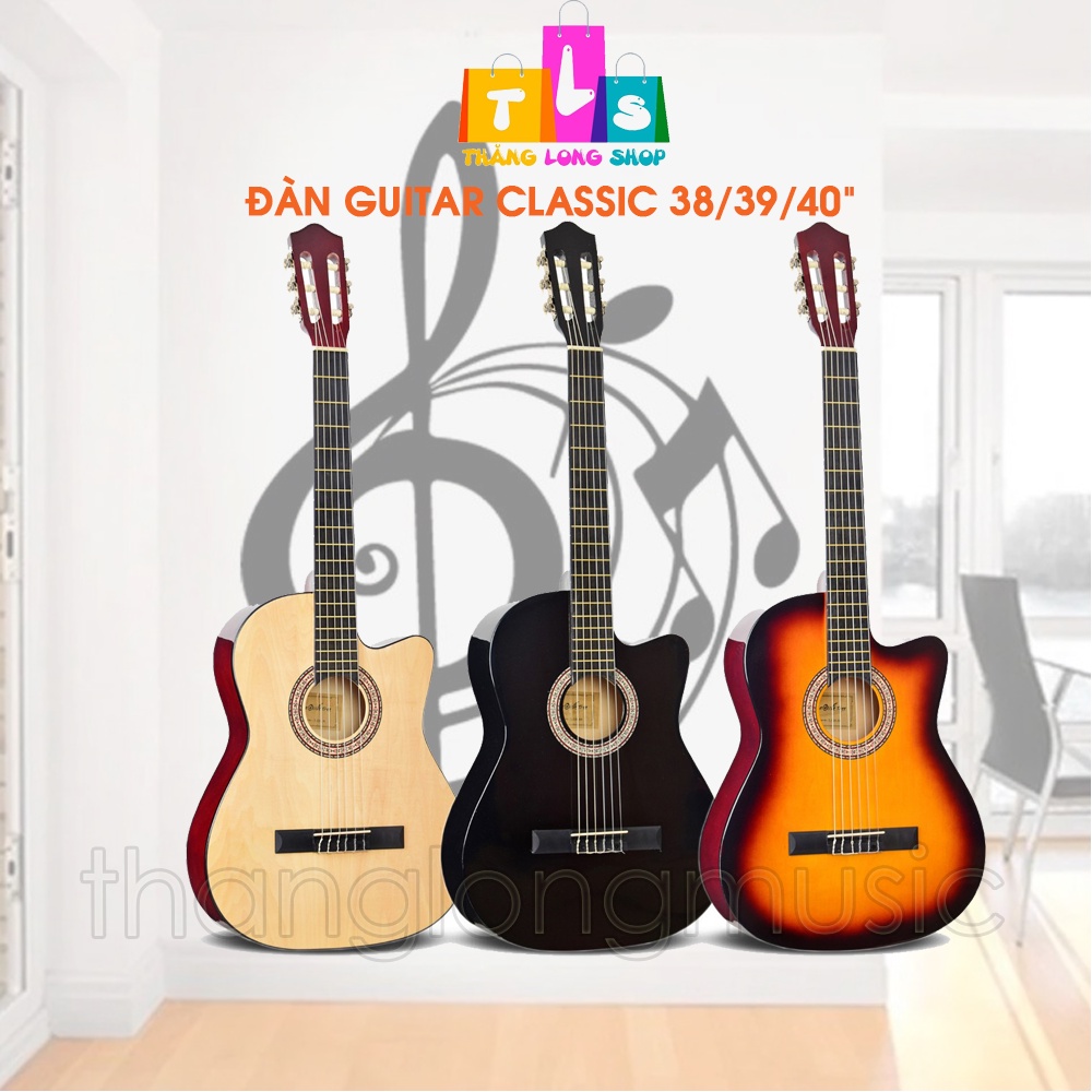 GUITAR GIÁ RẺ - Đàn Guitar Classic Suzuki / Maxine / HT Music dây nilong cho người mới tập chơi.