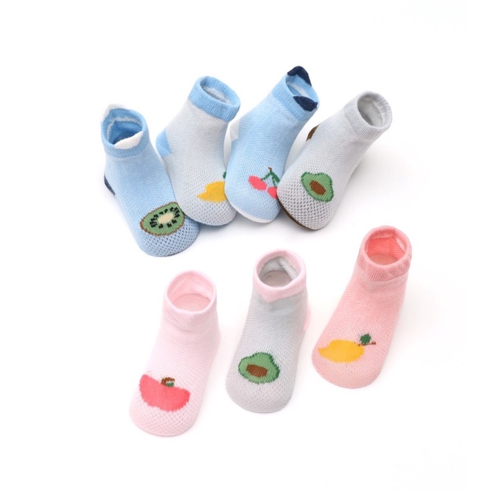 Set 5 đôi tất lưới cổ cao cho bé siêu dễ thương