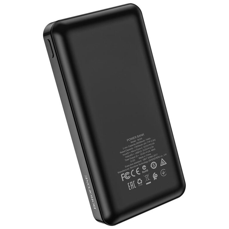 Pin sạc dự phòng 20000mAh BOROFONE BJ3A gồm 2 cổng ra - Chính hãng