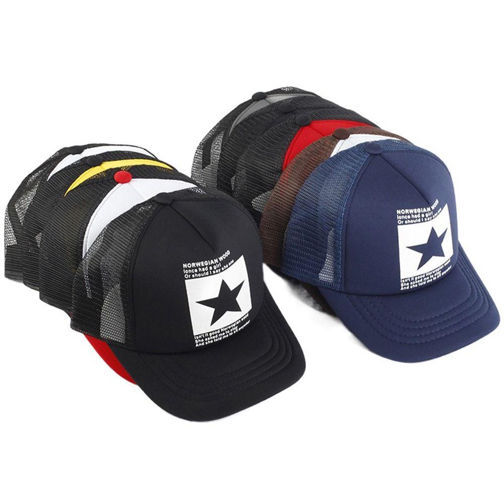 Mũ Lưỡi Trai Họa Tiết Ngôi Sao Năm Cánh Lấp Lánh Thời Trang Cho Nữ