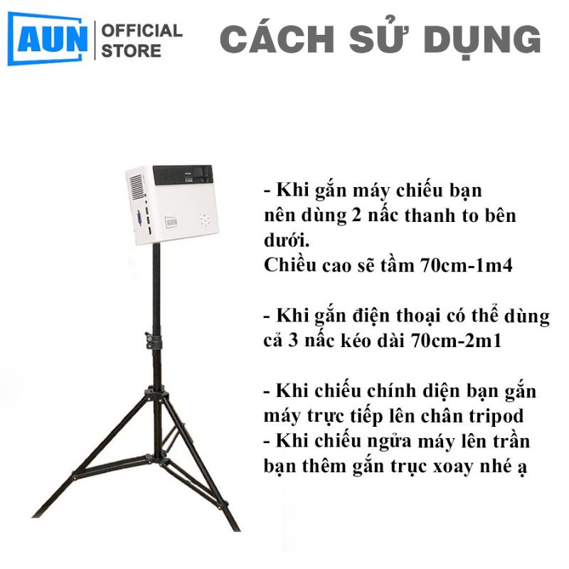 Chân máy chiếu tripod dòng máy mini 1 lỗ vặn, chân treo máy chiếu