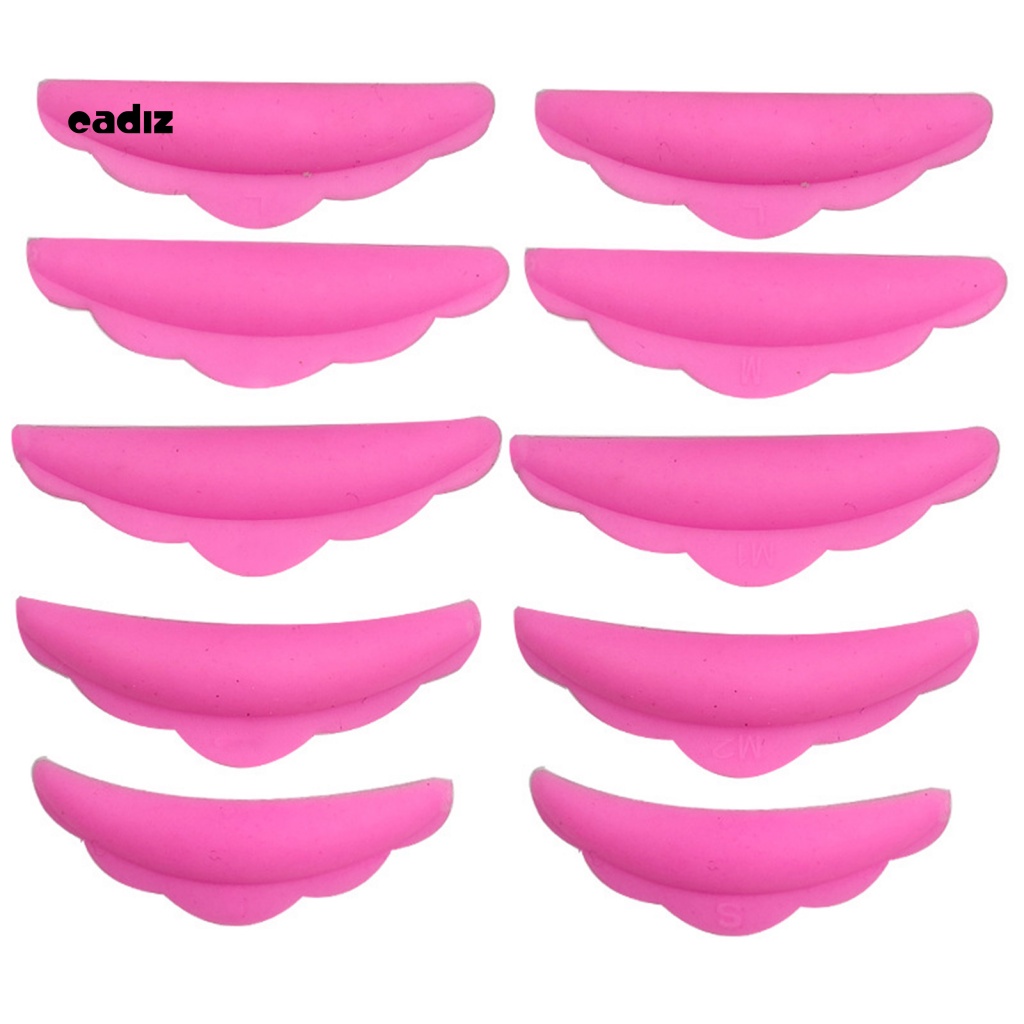 Set 5 Cặp Đệm Silicone Siêu Mỏng Hỗ Trợ Nối Mi Dễ Sử Dụng