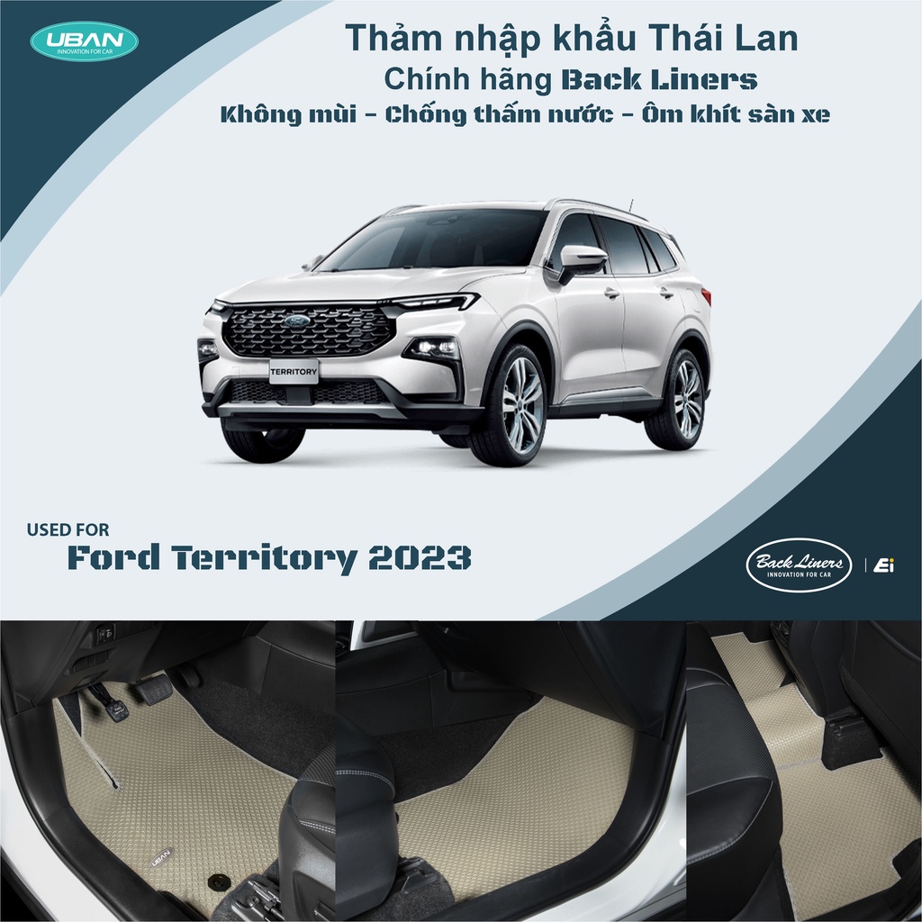 Thảm lót sàn ô tô UBAN cho xe Ford Territory 2023 - Nhập khẩu Thái Lan