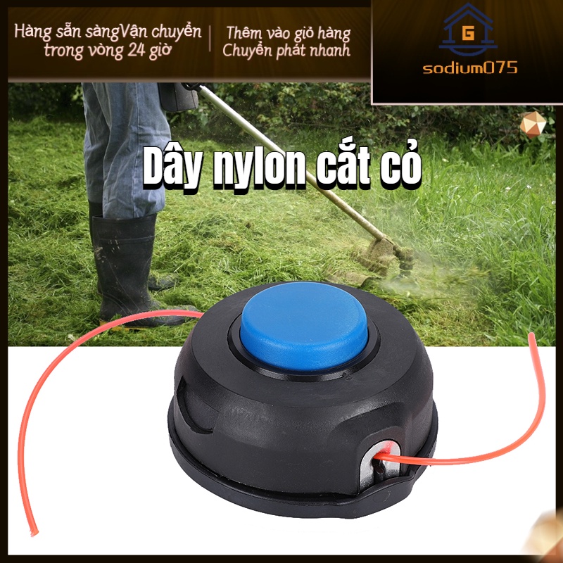 Có thể bán buôn Đầu tông đơ cỏ cho Husqvarna Nylon Rope Phụ kiện máy cắt cỏ bền  Sodium075 Hàng giao ngay