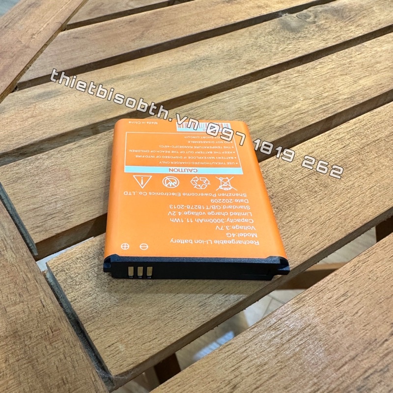 Pin Nguyên Zin Bóc Máy Siêu Bền của bộ phát wifi 4G Olax MT10 c , 3000mah