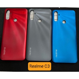 Bộ vỏ realme c3 zin full bao gồm vỏ lưng/sườn/khay sim/kính camera/bộ nút bấm