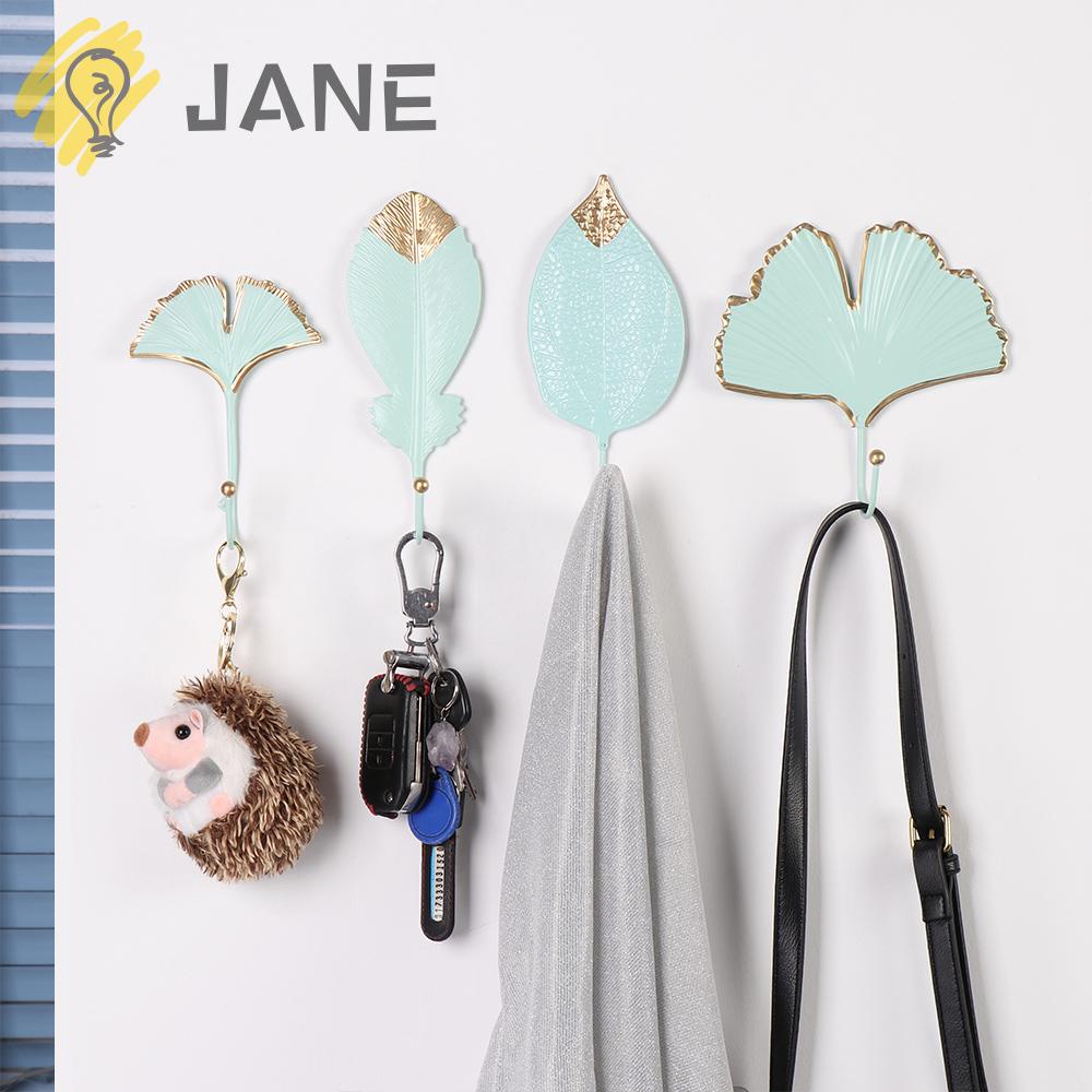 Móc sắt treo khăn hình chiếc lá nhiều màu sắc và kiểu dáng đa dạng tùy chọn phong cách Bắc Âu