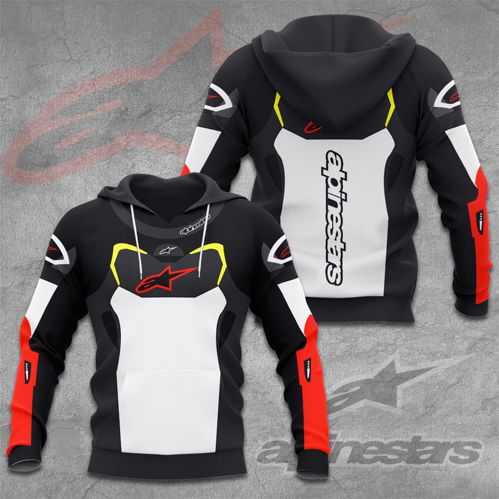 Áo Khoác Thể Thao Có Khóa Kéo In Logo 3D Alpinestars Motgp F1 Thời Trang Xuân Thu Cho Bé Trai