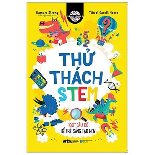 Sách - brain games: thử thách stem - 100+ câu đố để trẻ sáng tạo hơn 79k - 8935309500949