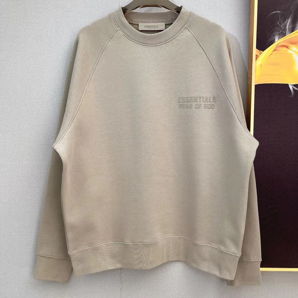Áo Sweater Essentials FOG, Fear Of God Essentials Sweater SS2023, chất liệu cotton nỉ bông, 3 màu BapeVN