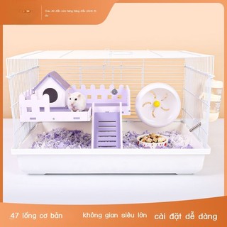 Lồng hamster 47 gói lâu đài nhỏ không gian trống lớn cơ bản