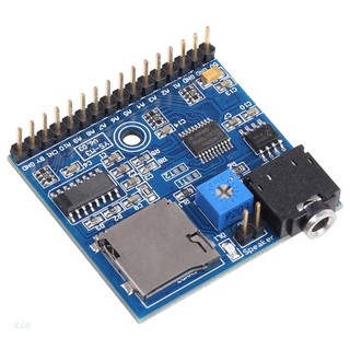 Mô Đun Kích Hoạt Giọng Nói DC 5V MP3 SD / TF + 2 Cổng