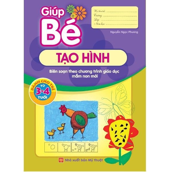 Sách - Giúp Bé Tạo Hình (Dành Cho Trẻ Từ 3-4 Tuổi)
