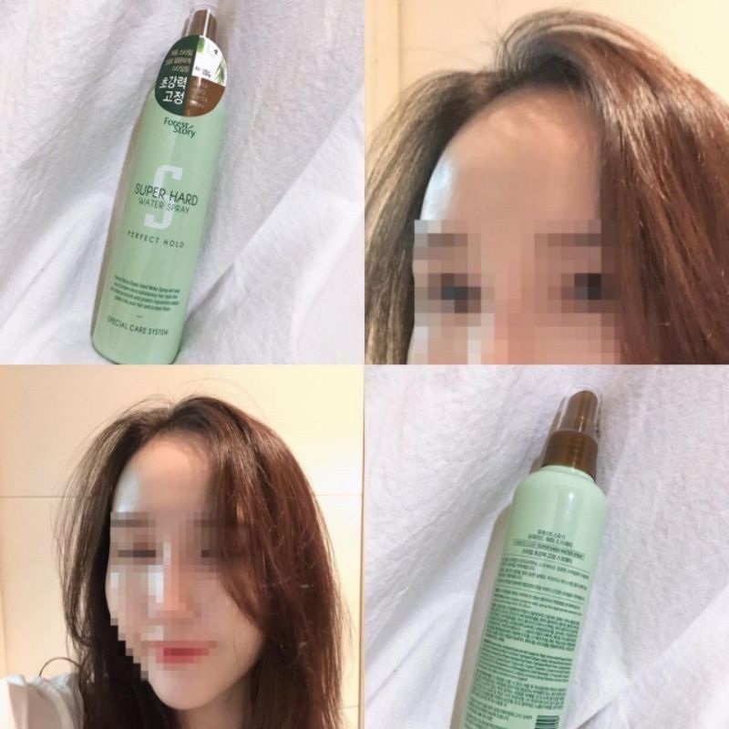 KEO XỊT TẠO NẾP VÀ DƯỠNG TÓC FOREST STORY SUPER HARD WATER SPRAY PERFECT HOLD MẪU MỚI