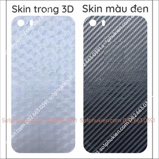 Miếng dán mặt lưng skin carbon iPhone 5 / 5s / 5c
