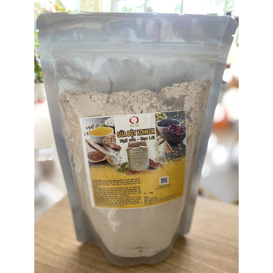 Sữa Hạt Bột Kohkok - Bột Gạo Lứt ngũ cốc (500gr) - không đậu nành