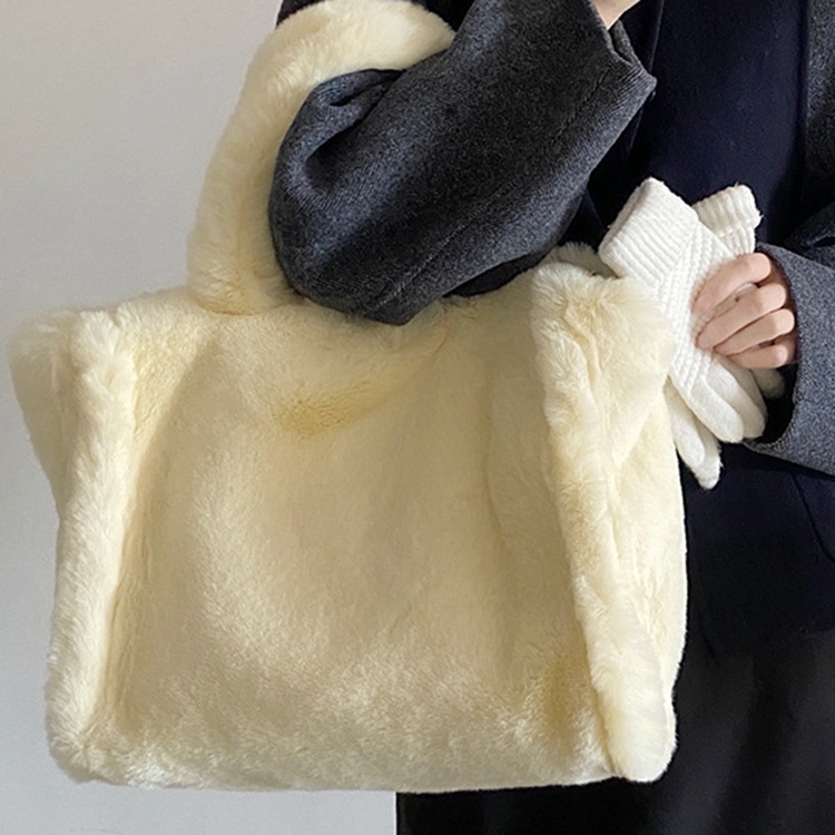 Túi xách IELGY bằng vải lông sức chứa lớn thoải mái sành điệu thời trang cho nữ