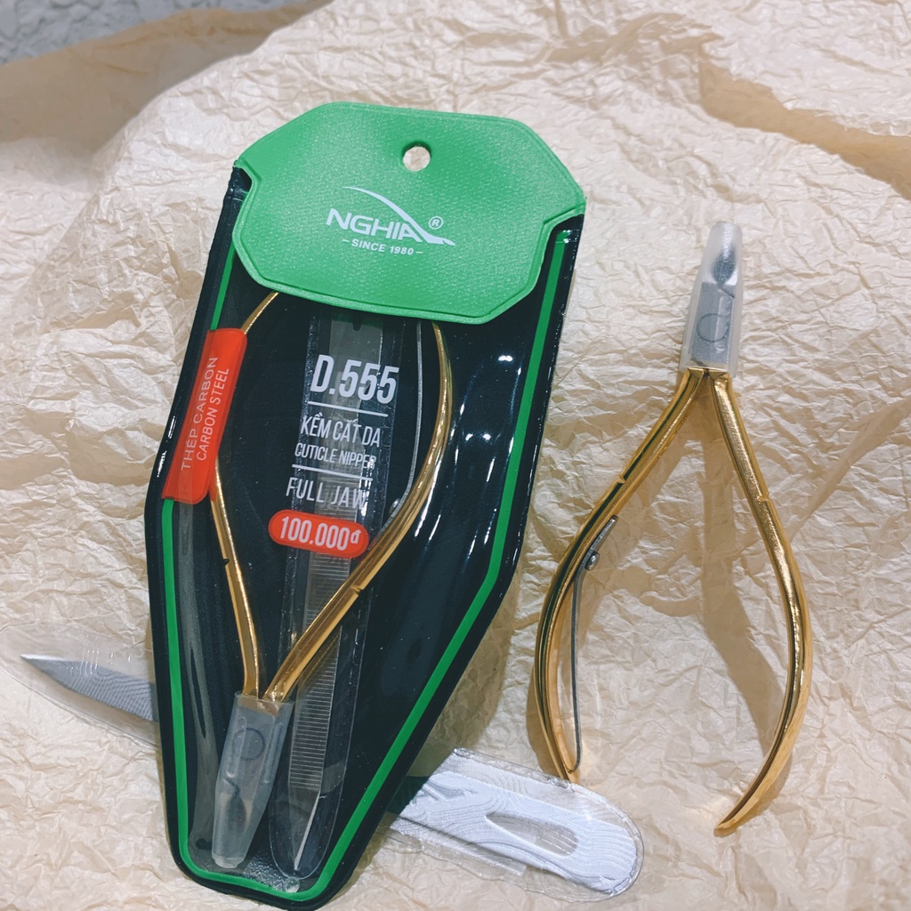 Kìm nhặt da chính hãng siêu bén bền Nghĩa