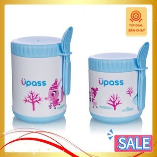 Hộp Giữ Ấm Thức Ăn Kèm Thìa & Nĩa ( 400cc / 500cc ) - UP9652Y/ UP9653Y
