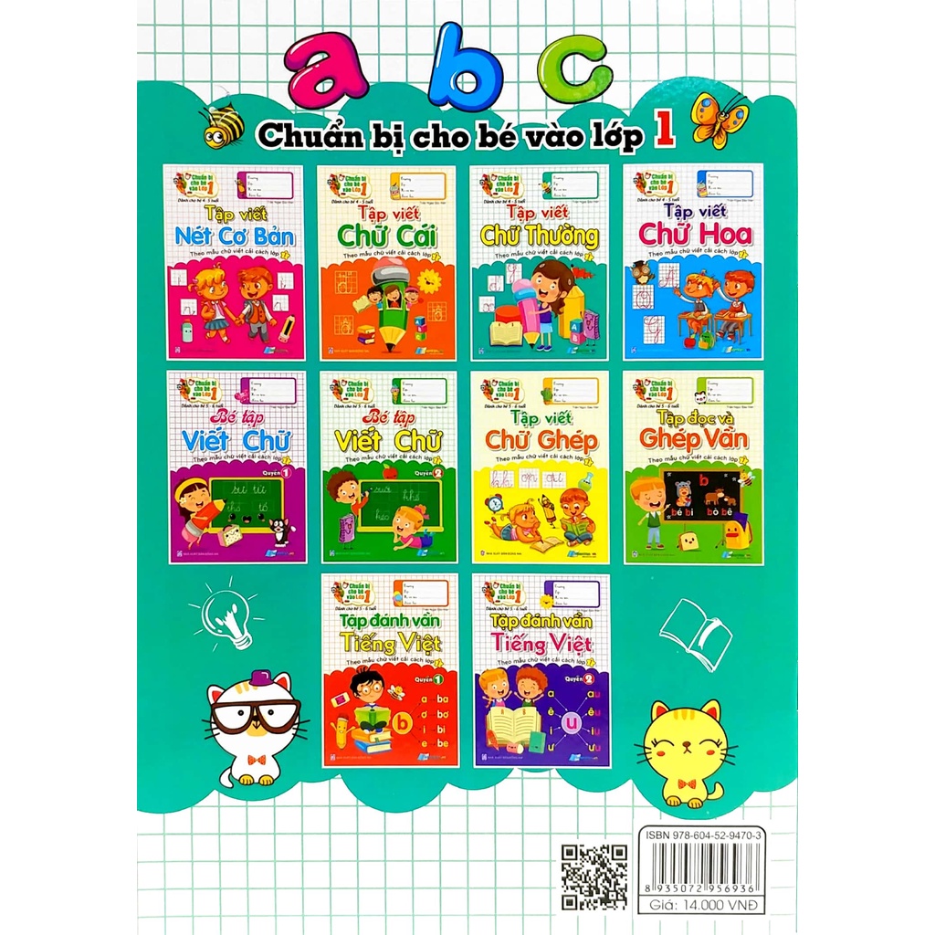 Sách Chuẩn Bị Cho Bé Vào Lớp 1 - Tập Viết Chữ Thường