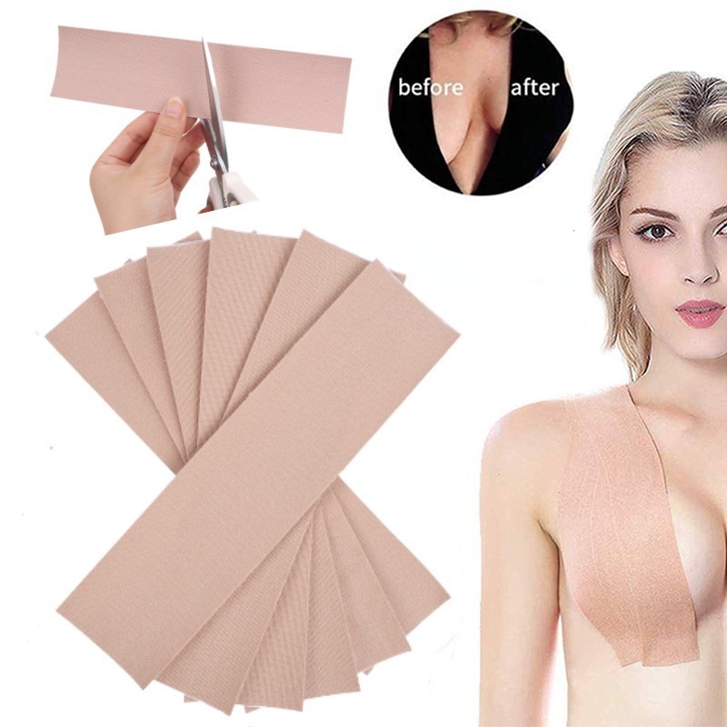 Miếng Dán Nâng Ngực Vô Hình Thoáng Khí Mềm Mại Co Giãn Tốt Tiện Dụng Cho Nữ