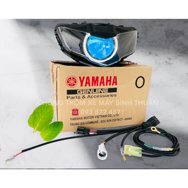 Bi Led Titan Black, MA lên sẵn choá cho Exciter2019 ( Cắm giắt như zin )