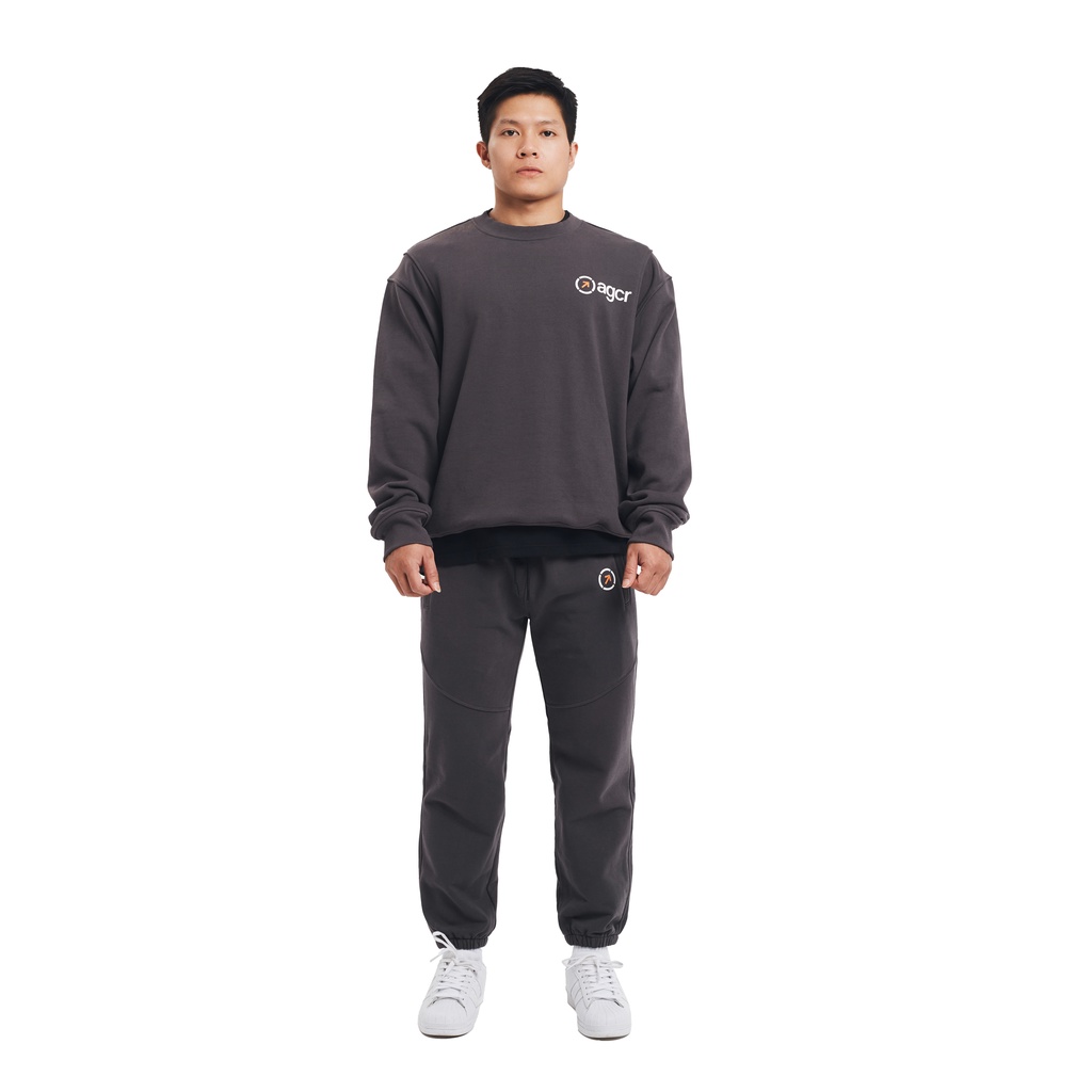 Quần jogger thể thao nam AGCR quần thun nỉ thoáng khí linh hoạt dáng dài AGCR AIRFLOW JOGGERS - GRAY