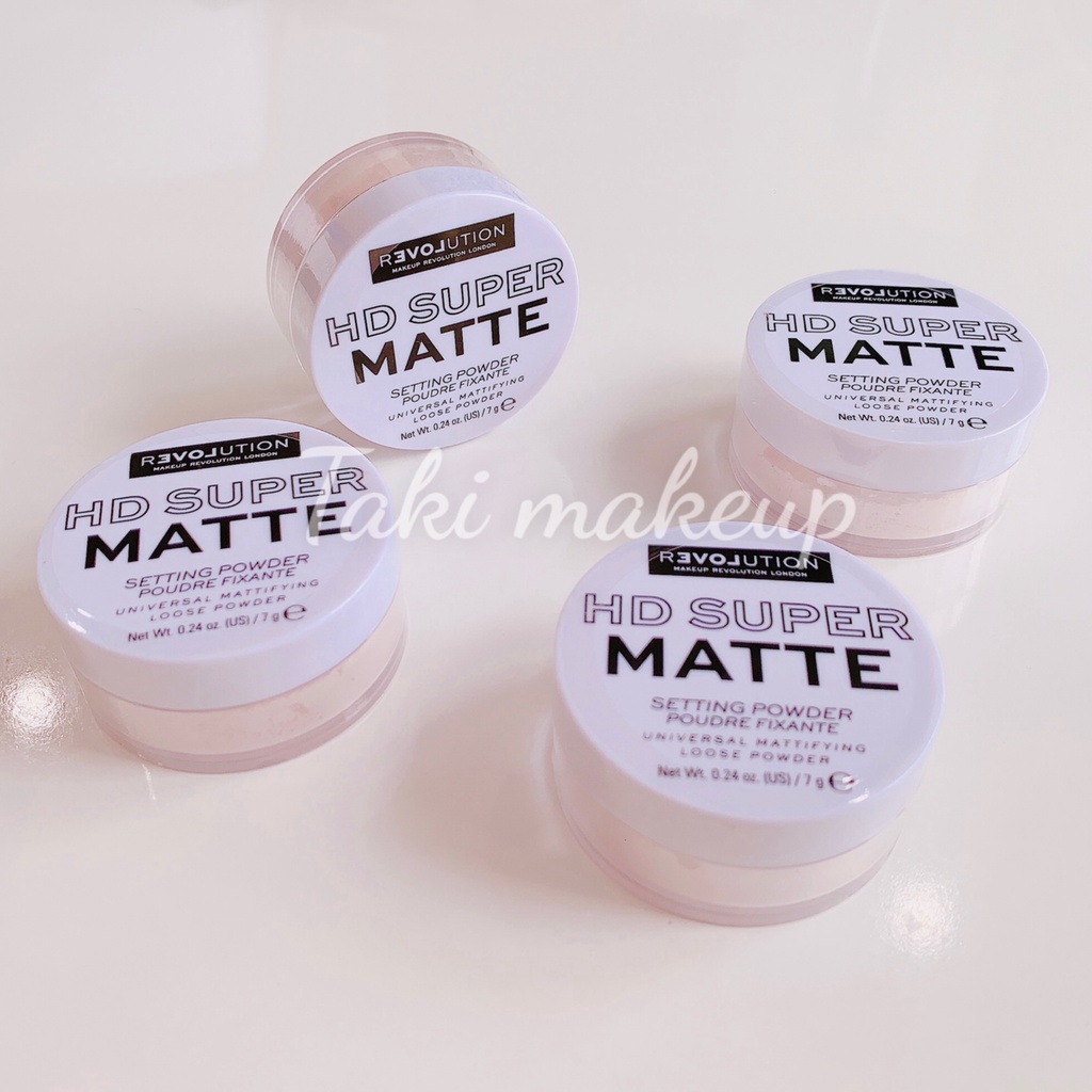 Phấn Phủ Bột Revolution HD Super Matte Setting Powder Poudre Fixante 7g